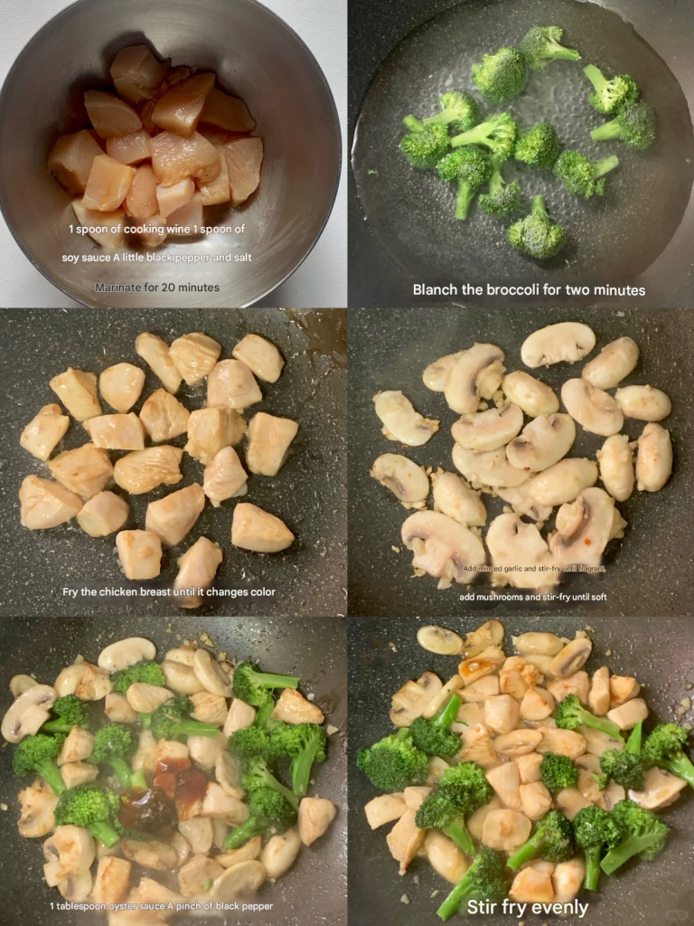 Black Pepper Mushroom Chicken Breast